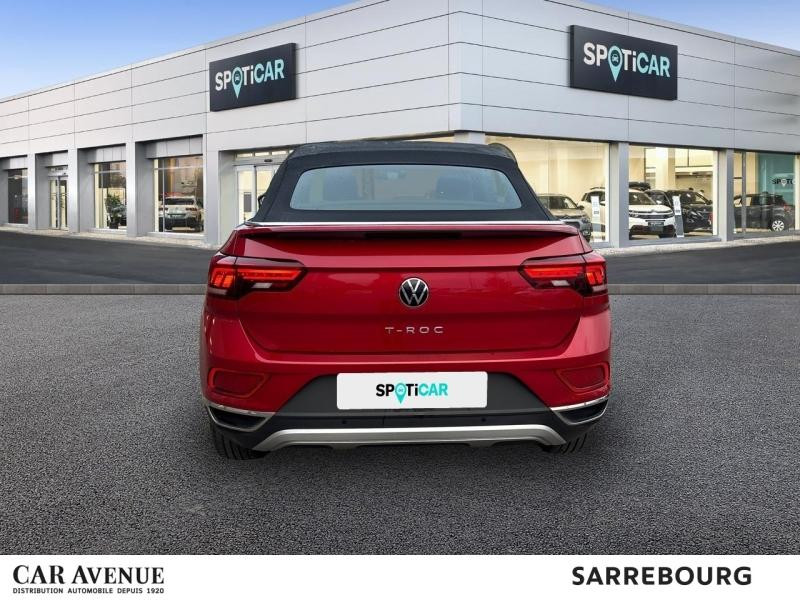 Occasion VOLKSWAGEN T-Roc Cabriolet 1.5 TSI Evo2 150ch Style DSG7 2024 Rouge Roi métallisée, capote noire 32900 € à Sarrebourg