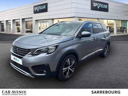Used PEUGEOT 5008 1.2 PureTech 130ch Allure S&S 2018 Gris Amazonite (M) € 14,800 in Sarrebourg