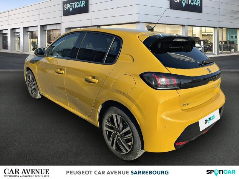 Occasion PEUGEOT 208 1.2 PureTech 100ch S&S Allure EAT8 2021 Jaune 12600 € à Sarrebourg
