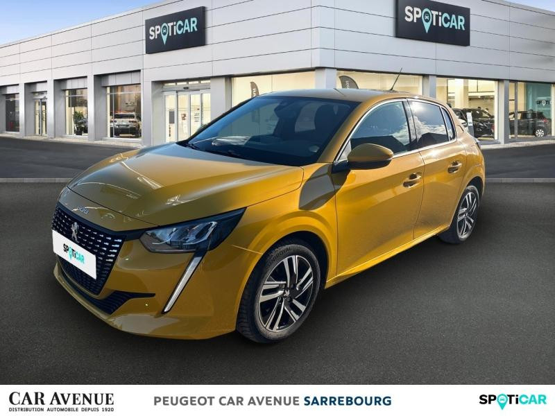 Occasion PEUGEOT 208 1.2 PureTech 100ch S&S Allure EAT8 2021 Jaune 12600 € à Sarrebourg