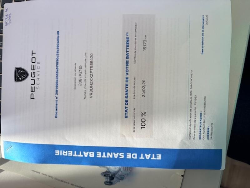 Used PEUGEOT 208 e-208 136ch Like 2023 Blanc Banquise (O) € 17900 in Sarrebourg
