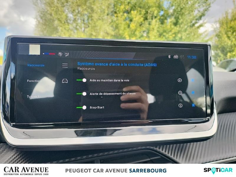 Occasion PEUGEOT 208 1.2 Hybrid 110ch Style e-DCS6 2025 Blanc Okénite (M) 22300 € à Sarrebourg