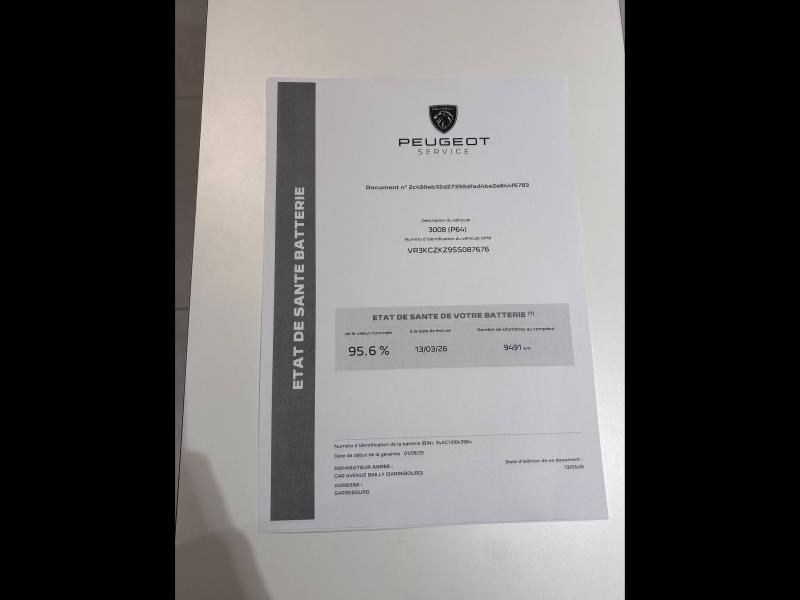 Used PEUGEOT 3008 Electrique 210ch Batterie 73 kWh Allure 2025 Gris Titane (M) € 38400 in Sarrebourg