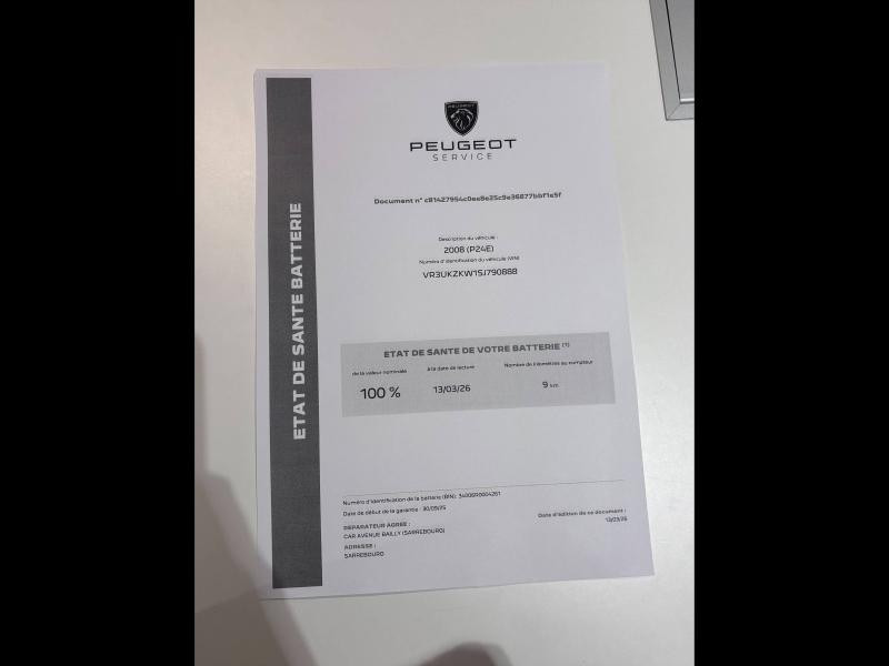 Occasion PEUGEOT 2008 e-2008 156ch Style 2025 Bleu Obsession (M) 31800 € à Sarrebourg