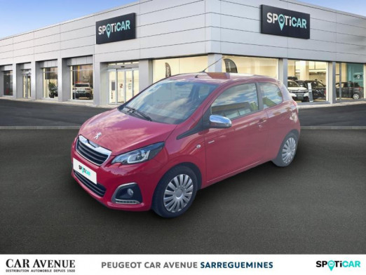 Occasion PEUGEOT 108 1.0 VTi Style 3p 2018 Rouge Scarlet 8 752 € à Sarreguemines