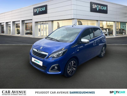 Occasion PEUGEOT 108 VTi 72 Collection S&S 4cv 5p 2021 Bleu Calvi (M) 15 500 € à Sarreguemines