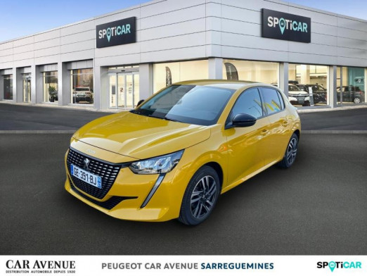 Occasion PEUGEOT 208 1.5 BlueHDi 100ch S&S Allure 2022 Jaune 15 990 € à Sarreguemines