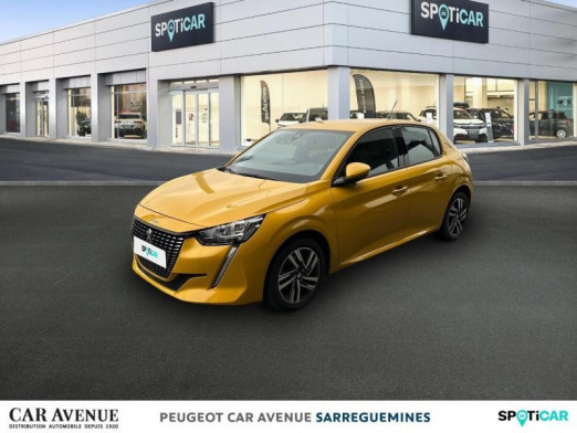 Occasion PEUGEOT 208 1.5 BlueHDi 100ch S&S Allure 2023 Jaune 17 600 € à Sarreguemines