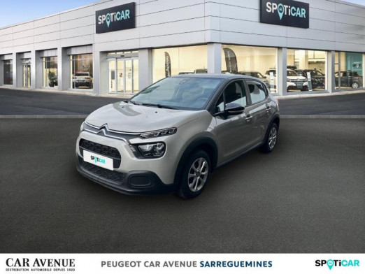 Occasion CITROEN C3 1.2 PureTech 83ch S&S Feel 122-123g 2021 Beige 10 900 € à Sarreguemines