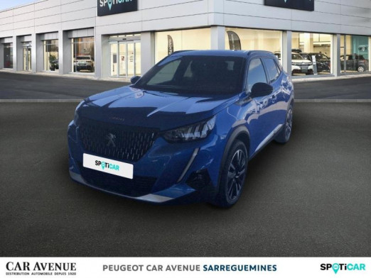 Occasion PEUGEOT 2008 1.2 PureTech 130ch S&S GT 2022 Bleu Vertigo (S) 17 890 € à Sarreguemines