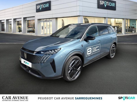 Occasion PEUGEOT 5008 Hybride Rechargeable Plug-in 195ch GT e-DCS7 2025 Bleu 53 090 € à Sarreguemines