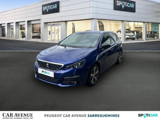 Occasion PEUGEOT 308 1.2 PureTech 130ch €6.c S&S GT Line 2018 Bleu Magnetic 11 290 € à Sarreguemines