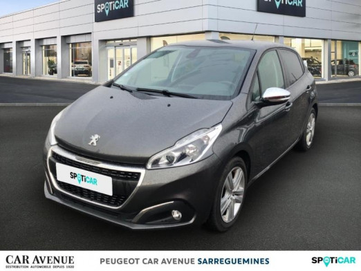 Occasion PEUGEOT 208 1.2 PureTech 82ch E6.2 Evap Active 5p 2019 Gris Platinium 8 380 € à Sarreguemines