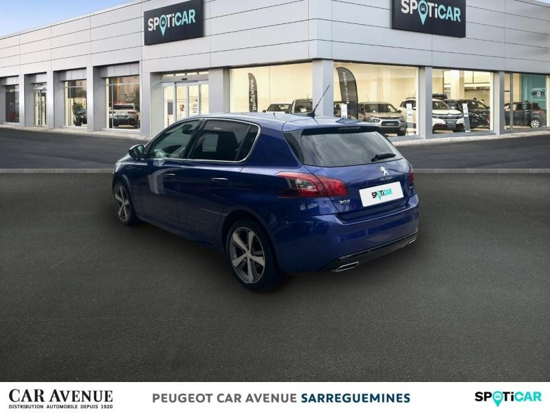 Occasion PEUGEOT 308 1.2 PureTech 130ch €6.c S&S GT Line 2018 Bleu Magnetic 10290 € à Sarreguemines