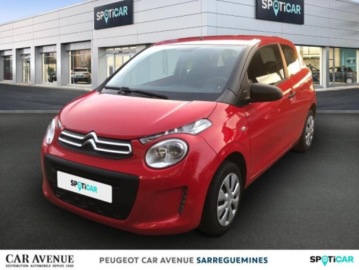 Occasion CITROEN C1 VTi 72 Live 3p 2019 Rouge Scarlet (O) 7 290 € à Sarreguemines