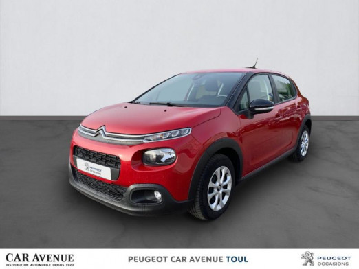 Occasion CITROEN C3 PureTech 82ch Feel S&S E6.d-TEMP 2019 Rouge Rubi 12 995 € à Toul