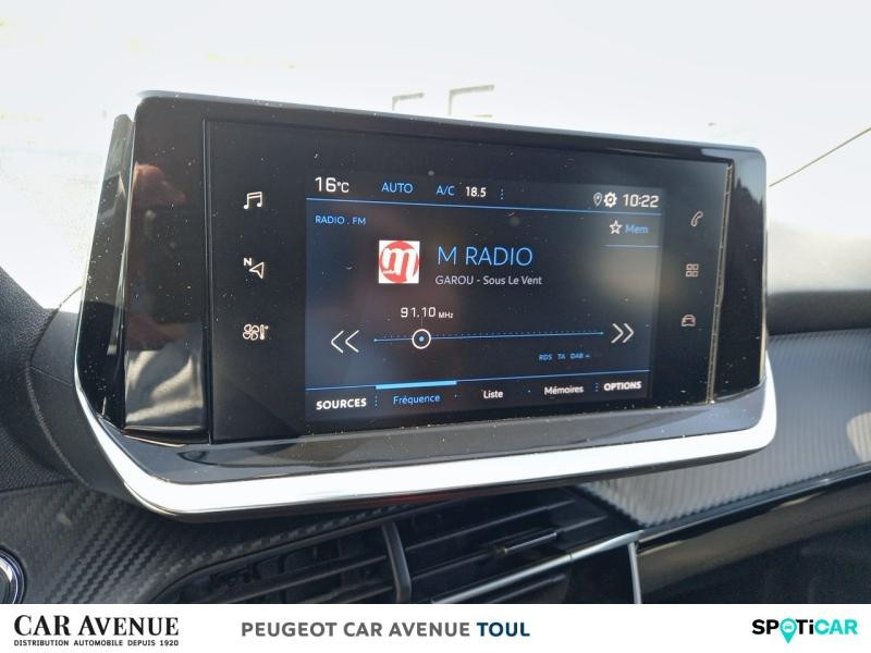 Occasion PEUGEOT 208 1.2 PureTech 100ch S&S Allure  Pack 2022 Bleu Vertigo (V) 14490 € à Toul