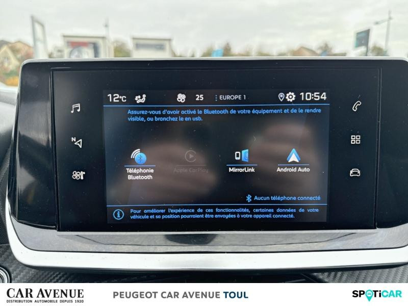Occasion PEUGEOT 208 1.2 PureTech 100ch S&S Allure 2021 Jaune Faro 12249 € à Toul