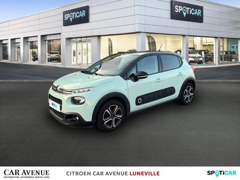 Occasion CITROEN C3 PureTech 82ch Shine 2017 Almond Green - Noir Onyx 7990 € à Toul