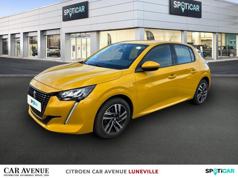 Occasion PEUGEOT 208 1.2 PureTech 100ch S&S Allure 2020 Jaune Faro 12990 € à Toul