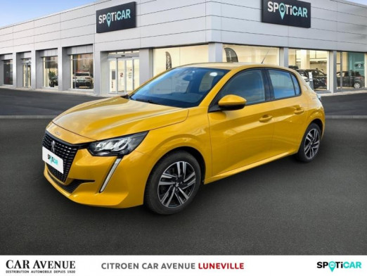 Occasion PEUGEOT 208 1.2 PureTech 100ch S&S Allure 2020 Jaune Faro 12 990 € à Toul