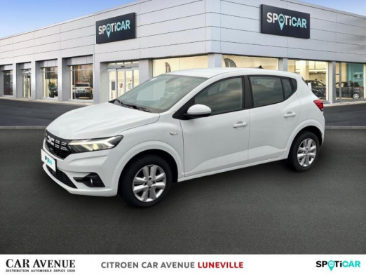 Occasion DACIA Sandero 1.0 ECO-G 100ch Expression 2023 Blanc 13 990 € à Toul