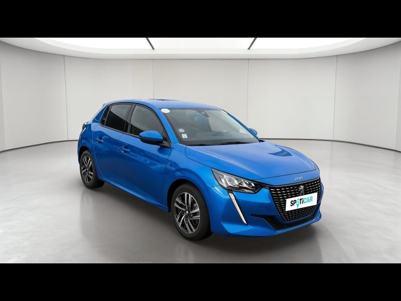 Occasion PEUGEOT 208 1.2 PureTech 100ch S&S Allure 118g 2021 Bleu Vertigo (V) 13480 € à Toul