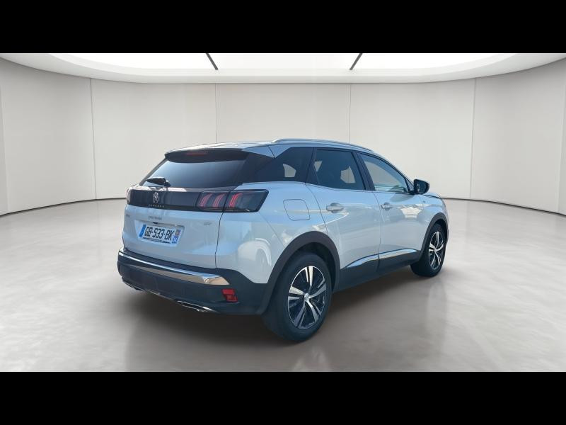 Occasion PEUGEOT 3008 1.5 BlueHDi 130ch S&S GT 2021 Blanc Nacré (N) 20998 € à Toul