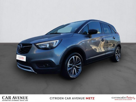 Occasion OPEL Crossland X 1.2 81ch Innovation 2017 Blanc Glacier/Toit Gris acier 13 790 € à Metz Borny