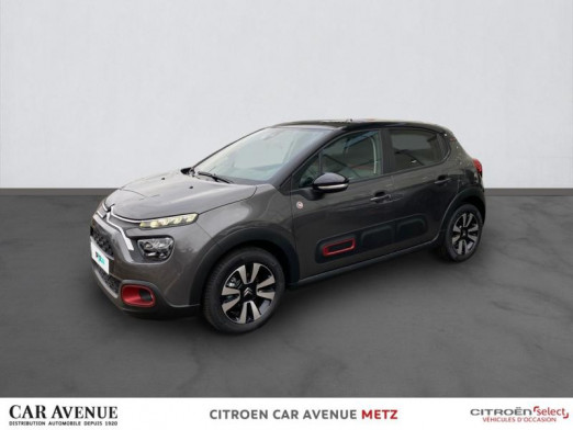 Occasion CITROEN C3 1.2 PureTech 83ch S&S C-Series 123g 2021 Gris Platinium (M) - Noir Onyx 18 667 € à Metz Borny