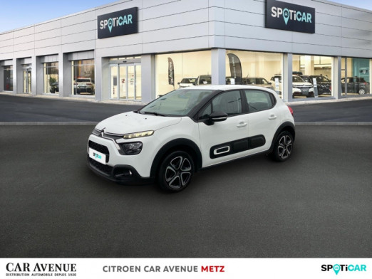 Occasion CITROEN C3 1.5 BlueHDi 100ch S&S Feel Pack E6.d 2022 Blanc Banquise (O) 12 490 € à Metz