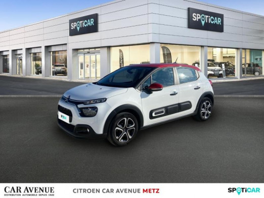 Occasion CITROEN C3 1.2 PureTech 83ch S&S Shine 2022 Blanc Banquise (O) 14 990 € à Metz