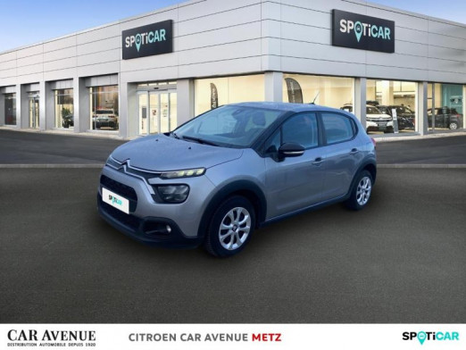 Occasion CITROEN C3 1.5 BlueHDi 100ch S&S Feel Business E6.d 2021 Gris Acier (M) 10 990 € à Metz