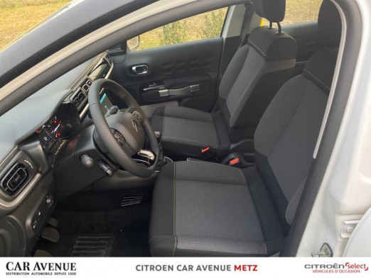 Occasion CITROEN C3 PureTech 82ch Feel S&S E6.d 2020 Blanc Banquise - Noir Onyx 11 490 € à Metz