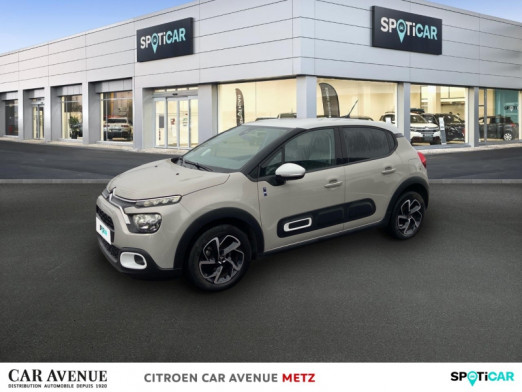 Occasion CITROEN C3 1.2 PureTech 110ch S&S Saint James EAT6 2022 Sable (N) - Blanc Opale 15 990 € à Metz