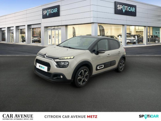 Used CITROEN C3 1.2 PureTech 83ch S&S Feel Pack 2020 Sable (N) - Noir Onyx € 11,290 in Metz