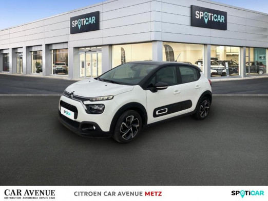 Occasion CITROEN C3 1.2 PureTech 110ch S&S Shine Business EAT6 132g 2021 Blanc Banquise (O) - Noir Onyx 13 490 € à Metz