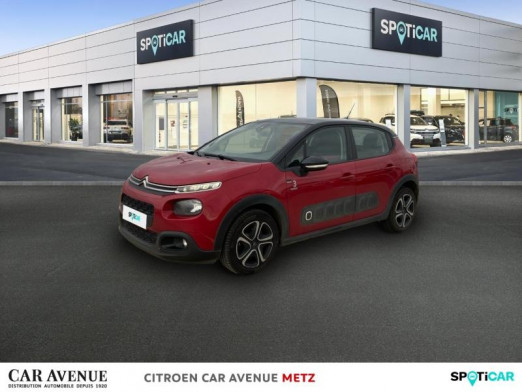 Occasion CITROEN C3 PureTech 82ch Graphic S&S E6.d 2019 Rouge Rubi - Noir Onyx 10 490 € à Metz