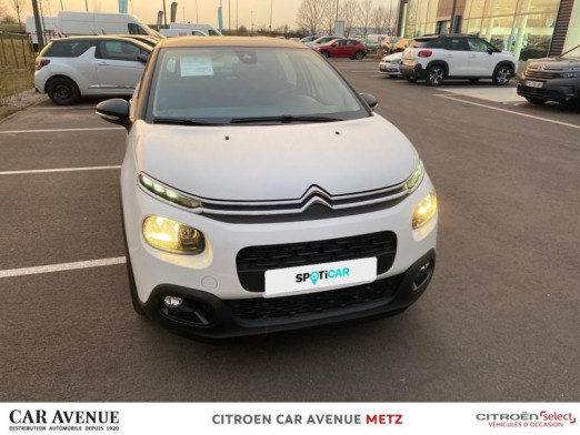 Occasion CITROEN C3 PureTech 82ch Feel S&S E6.d 2020 Blanc Banquise - Noir Onyx 11 490 € à Metz