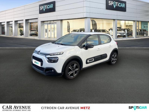 Occasion CITROEN C3 1.5 BlueHDi 100ch S&S Feel Pack E6.d 2022 Blanc Banquise (O) 13 490 € à Metz