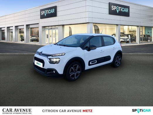 Occasion CITROEN C3 1.5 BlueHDi 100ch S&S Shine Business E6.d 2022 Blanc Banquise (O) 15 490 € à Metz