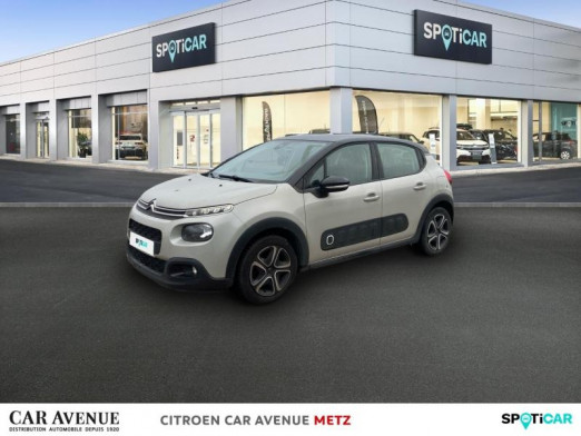 Used CITROEN C3 PureTech 82ch Shine 2018 Sable - Noir Onyx € 9,990 in Metz