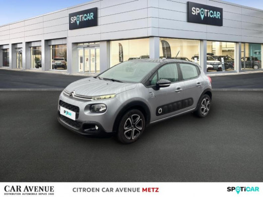 Used CITROEN C3 PureTech 82ch Graphic S&S E6.d 2020 Gris Acier - Noir Onyx € 11,990 in Metz