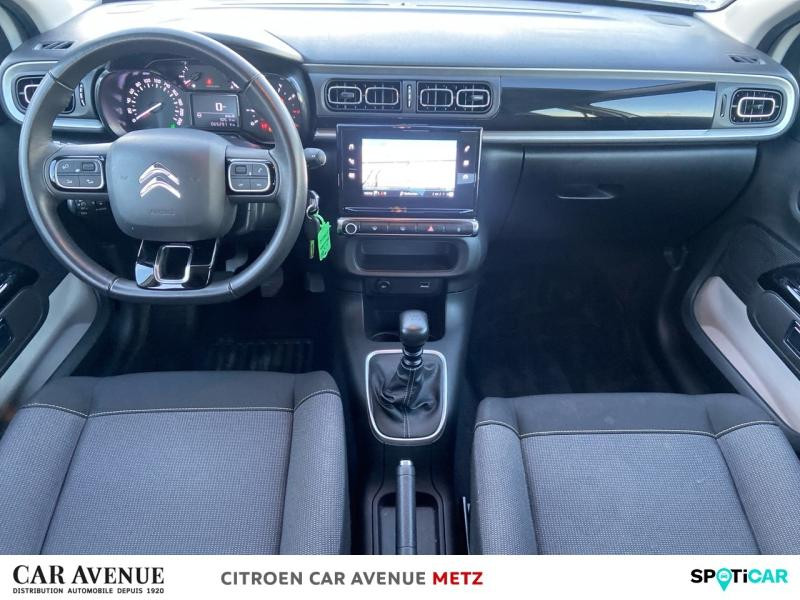 Occasion CITROEN C3 1.5 BlueHDi 100ch S&S Shine Business E6.d 2021 Blanc Banquise (O) - Bleu Emeraude 12480 € à Metz