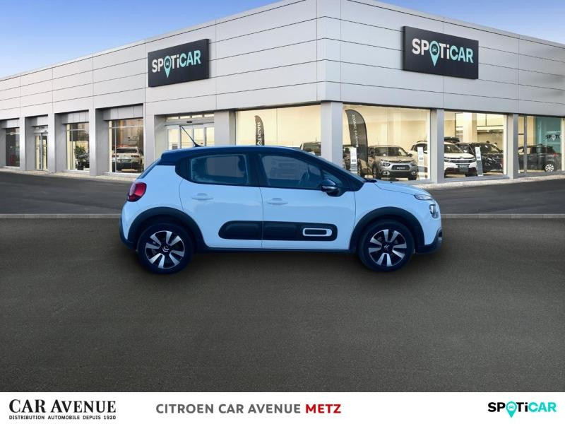 Occasion CITROEN C3 1.5 BlueHDi 100ch S&S Shine Business E6.d 2021 Blanc Banquise (O) - Bleu Emeraude 12280 € à Metz