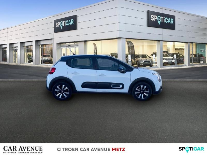 Occasion CITROEN C3 1.5 BlueHDi 100ch S&S Shine Business E6.d 2021 Blanc Banquise (O) - Bleu Emeraude 11980 € à Metz