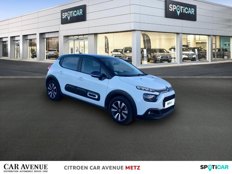 Occasion CITROEN C3 1.5 BlueHDi 100ch S&S Shine Business E6.d 2021 Blanc Banquise (O) - Bleu Emeraude 12280 € à Metz