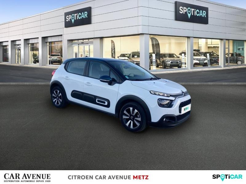 Occasion CITROEN C3 1.5 BlueHDi 100ch S&S Shine Business E6.d 2021 Blanc Banquise (O) - Bleu Emeraude 12480 € à Metz