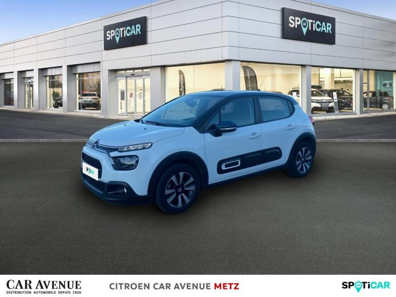 Used CITROEN C3 1.5 BlueHDi 100ch S&S Shine Business E6.d 2021 Blanc Banquise (O) - Bleu Emeraude € 12480 in Metz