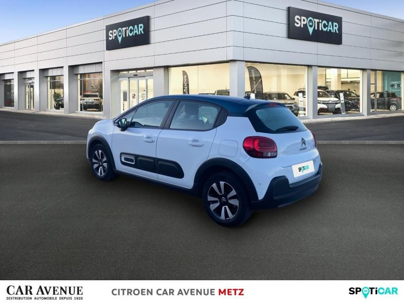 Occasion CITROEN C3 1.5 BlueHDi 100ch S&S Shine Business E6.d 2021 Blanc Banquise (O) - Bleu Emeraude 11980 € à Metz